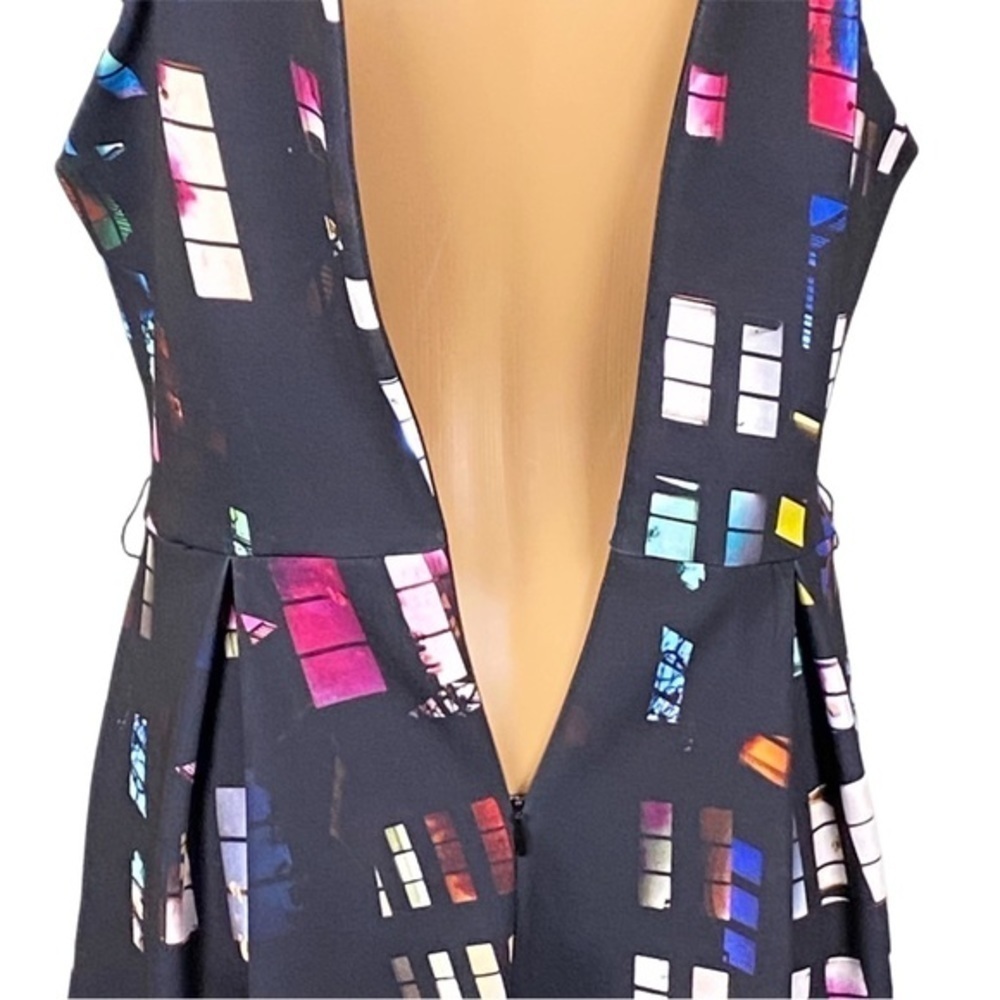 AMANDA UPRICHARD Bleeker Window sleeveless fit and flare dress Size Medium EUC - Picture 8 of 11